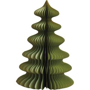 imageCreative CoOp Paper Folding Honeycomb Tree with Gold Glitter Mint Green