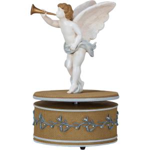 imageCreative CoOp WindUp Cherub Music Box Multicolor