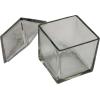 imageCreative CoOp 20Ounce Glass House Shaped Jar with Lid Clear45Ounce
