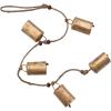 imageCreative CoOp 28quot Hanging Metal Bells on Jute Rope