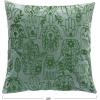 imageCreative CoOp Cotton Velvet Throw Hamsa Hand Embroidery Forest Green Pillow