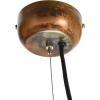 imageCreative CoOp DF2199 Metal Pendant Fringe Ceiling Lights Charcoal Grey