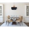 imageCreative CoOp DF2199 Metal Pendant Fringe Ceiling Lights Charcoal Grey