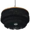 imageCreative CoOp DF2199 Metal Pendant Fringe Ceiling Lights Charcoal Grey