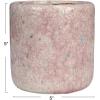 imageCreative CoOp Decorative TerraCotta Planter with Crackle Glaze Matte Pink