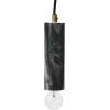 imageCreative CoOp EC0673 Modern Marble Ceiling Light Black Pendant 225quot RoundBlack