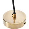 imageCreative CoOp EC0673 Modern Marble Ceiling Light Black Pendant 225quot RoundBlack