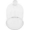 imageCreative CoOp Glass Cloche with Clear Glass Plate