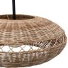 imageCreative CoOp HandWoven Rattan Ceiling Lamp SemiFlush Mount 24quot L x 24quot W x 17quot H Natural