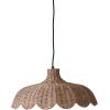 imageCreative CoOp HandWoven Rattan Scalloped Pendant Lamp Natural