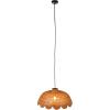 imageCreative CoOp HandWoven Rattan Scalloped Pendant Lamp Natural
