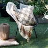 imageCreative CoOp HandWoven Reclaimed Fabric Throw with Fringe Multicolor