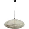 imageCreative CoOp Linen and Cotton Pendant Lamp with Frayed Edges