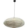 imageCreative CoOp Linen and Cotton Pendant Lamp with Frayed Edges