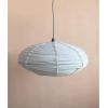 imageCreative CoOp Linen and Cotton Pendant Lamp with Frayed Edges