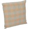 imageCreative CoOp Plaid HandWoven Cotton Pillow Mint Pink and Tan Square Multi