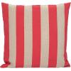 imageCreative CoOp Red Cotton and Linen Striped Pillow Natural Square