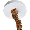 imageCreative CoOp Round Wicker Pendant Light with Thick Rope Cord