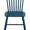 imageCreative CoOp Rubberwood Dining Chair with Slatted Back Blue Set of 2