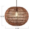 imageCreative CoOp Sienna Woven Hemp Rope Pendant Light