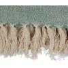 imageCreative CoOp Striped Woven Cotton and Linen Throw with Fringe Multicolor