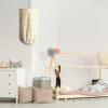 imageCreative CoOp White with Yellow Polka Dots Fabric Pendant LightYellow