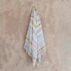 imageCreative CoOp Woven Striped and Embroidered Cotton Throw Blanket Multicolor