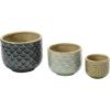 imageDecorative Stoneware Owl Containers