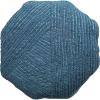 imageCreative CoOp 16 Inches Cotton and Jute Embroidered Octagon Shaped Blue Pillow