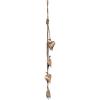 imageCreative CoOp 25quot Metal Hearts on Jute Rope