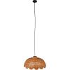 imageCreative CoOp HandWoven Rattan Scalloped Pendant Lamp Natural