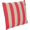 imageCreative CoOp Red Cotton and Linen Striped Pillow Natural Square