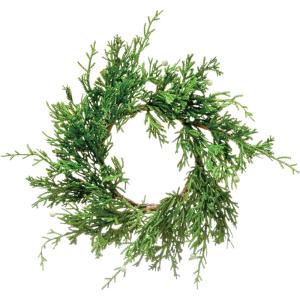image412quot Round Faux Juniper Wreath