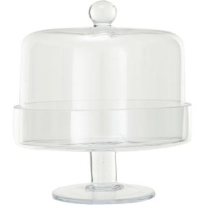 imageCreative CoOp Clear Glass Food Pedestal with Cloche Medium