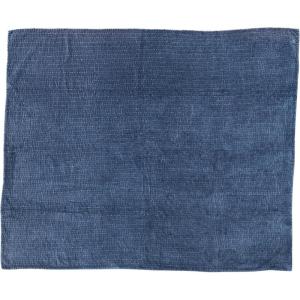 imageCreative CoOp Cotton Velvet Throw with Kantha Stitch and Blanket Stitch Edge Multicolor