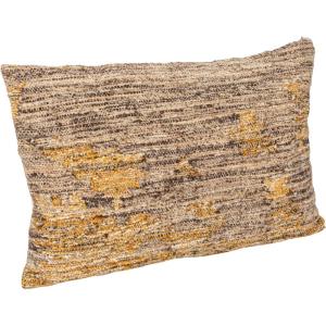 imageCreative CoOp Woven Mlange New Zealand Wool Blend Boucl Lumbar Pillow Multicolor