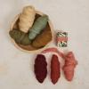 imageCreative CoOp 10 Yard Wool Felt Roving Yarn Red