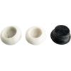 imageCreative CoOp 3Level Marble Snowman Shaped Pinch Pots with Hat Lid White and Black