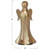 imageCreative CoOp Cast Aluminum Angel Decor Gold Finish