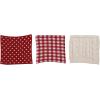 imageCreative CoOp Cotton Knit Dish Cloths in Cotton Bag