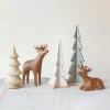 imageCreative CoOp Decorative Stoneware Tree with Reactive Glaze Cream