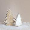 imageCreative CoOp Distressed Wood Christmas Tree Gold
