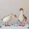imageCreative CoOp Long Dried Grass and Foam Goose Multicolor