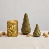 imageCreative CoOp Matte Embossed Glass Tree Green and Gold