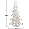 imageCreative CoOp Mini Glass Christmas Tree Decor Clear