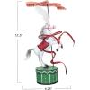 imageCreative CoOp Resin Carousel Horse Merry Christmas and a Happy New Year Decor Multicolor
