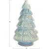 imageCreative CoOp Round Embossed Glass Tree Iridescent Blue