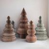imageCreative CoOp Round Paper Folding Honeycomb Tree Brown