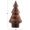 imageCreative CoOp Round Paper Folding Honeycomb Tree Brown