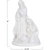 imageCreative CoOp Stoneware Holy Family Decor White